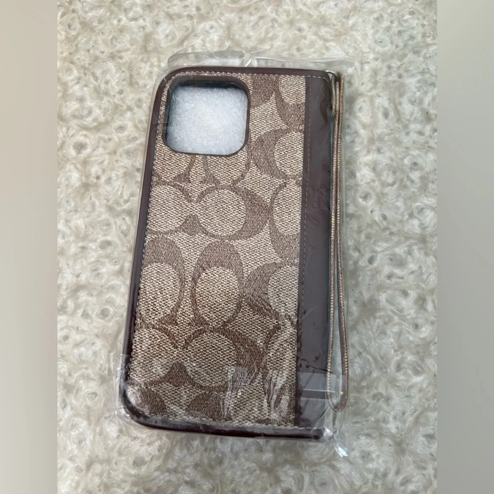COACH iPhone 13 Pro max Wallet Phone case